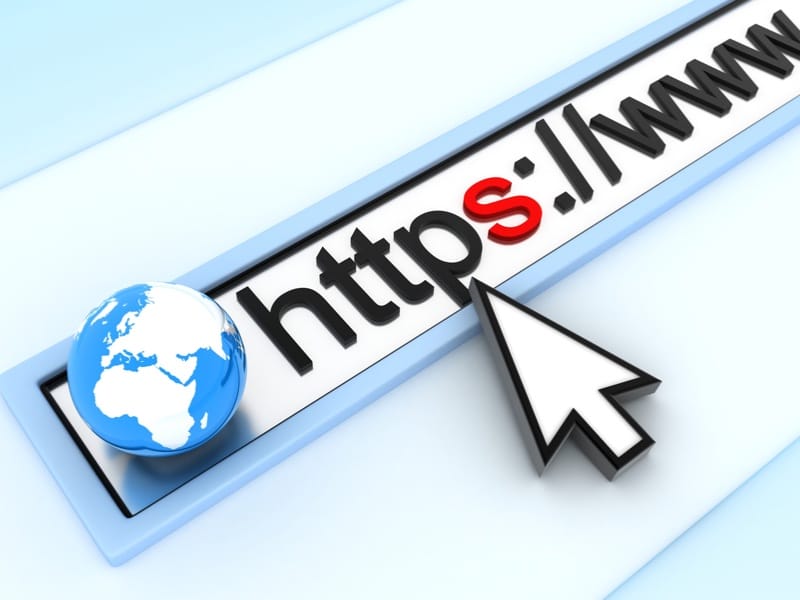 https image with cursor arrow and browser world