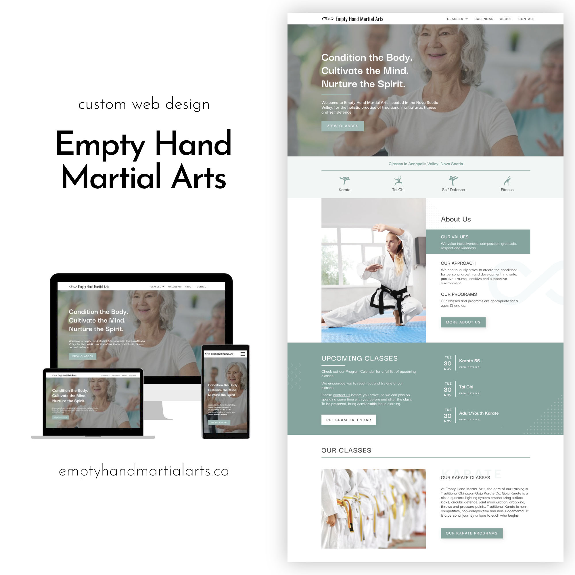 Empty Hand Martial Arts Website