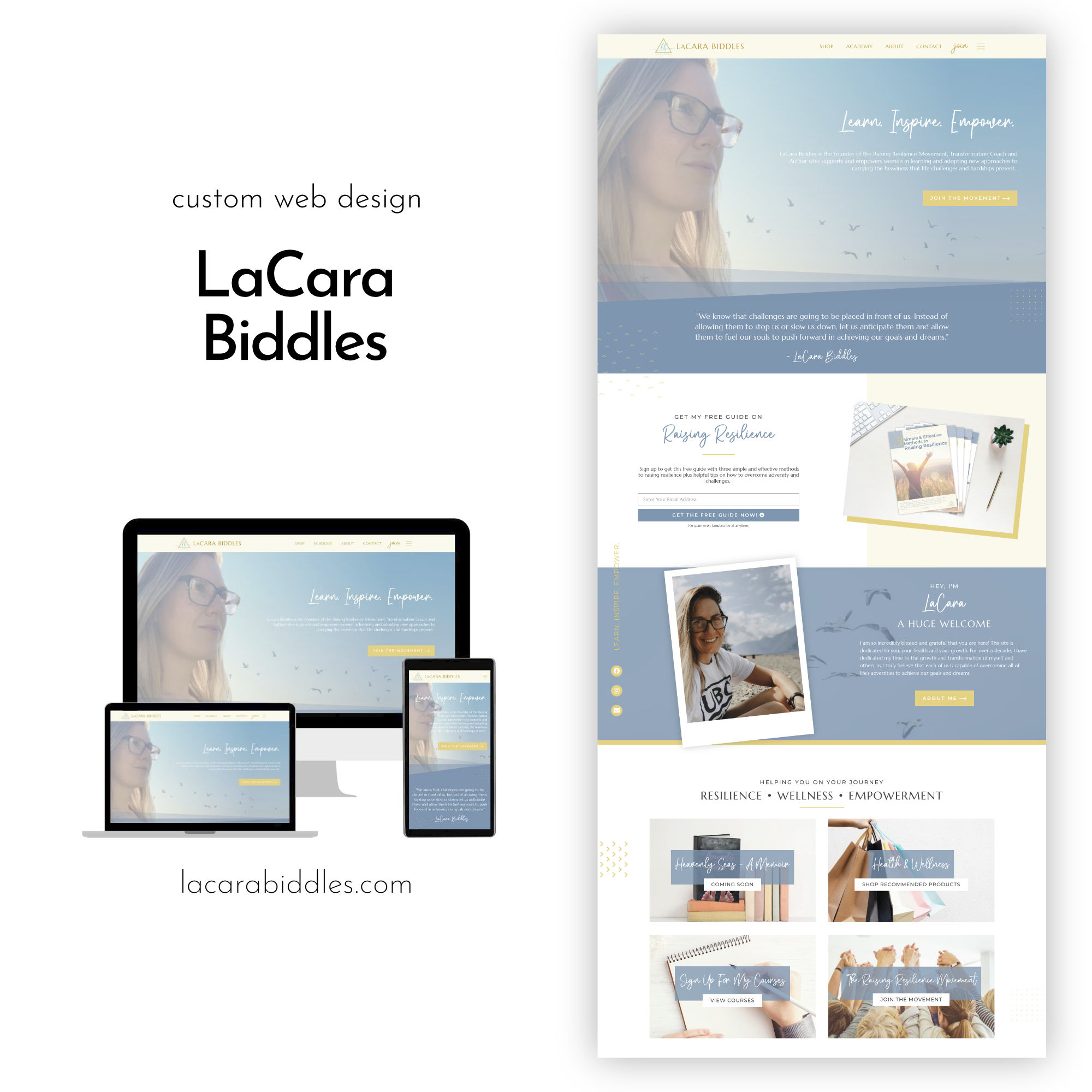 LaCara Biddles Website