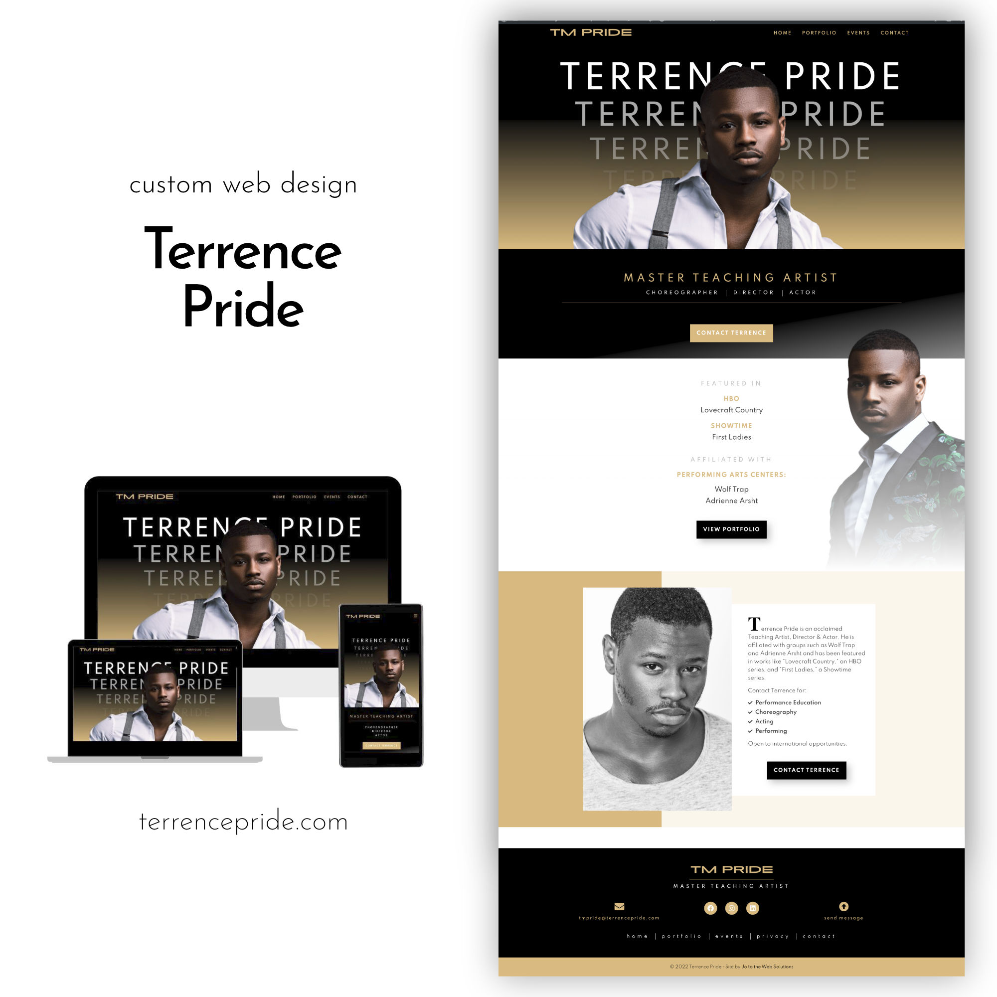 Terrence Pride Website